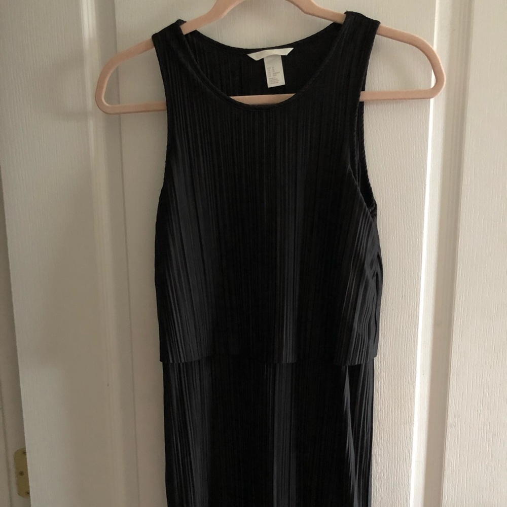 Black Pleated Dress